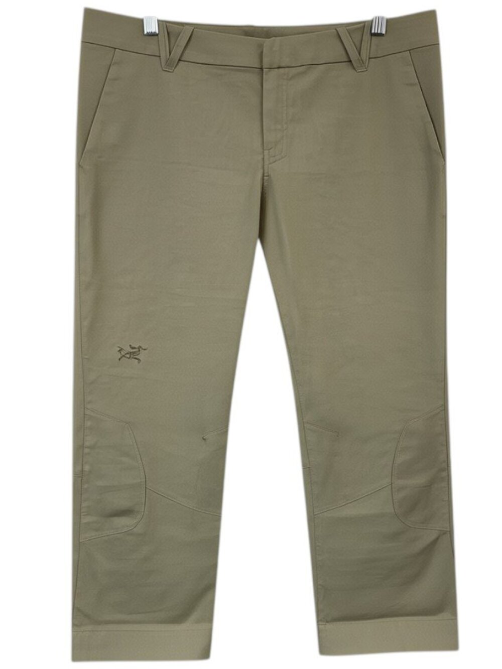 Arc’teryx Women’s Khaki Straight Leg Crop Pants Trim Fit Size 12 NWOT - Picture 3 of 9